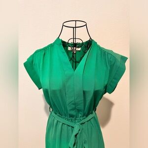 Green Work Dress